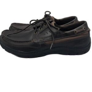 Skechers Men's Dark Brown Boat Shoes